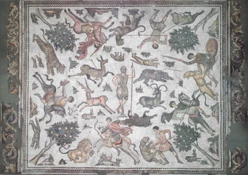 Worcester Hunt Scene (mosaik)